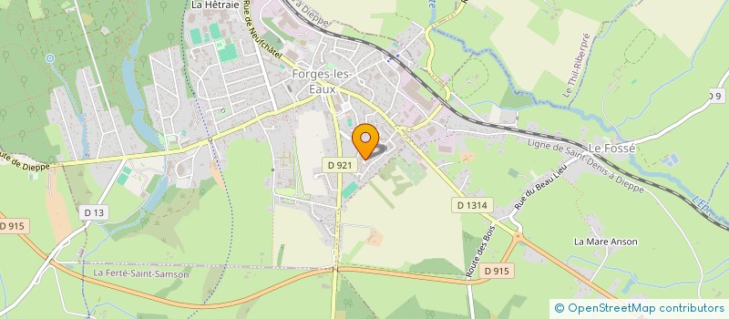 localisation de l'entreprise SCI SANNIER-MORIENNE  FORGES-LES-EAUX