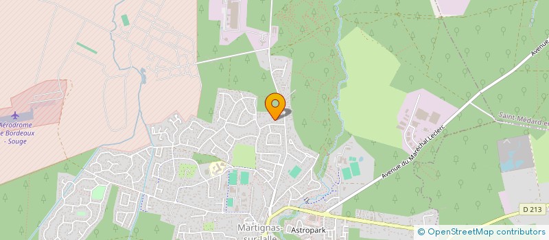 localisation de l'entreprise SCI SANOAH  MARTIGNAS-SUR-JALLE