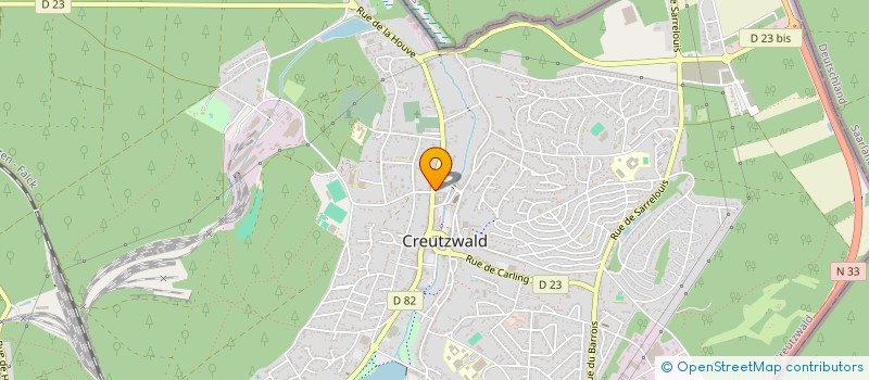 localisation de l'entreprise SCI SANOBAL à CREUTZWALD