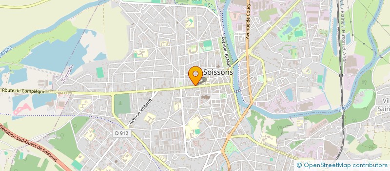 localisation de l'entreprise SCI SANOLOU à SOISSONS