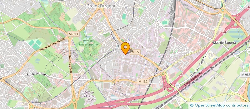 localisation de l'entreprise SCI SANPA à MONTPELLIER