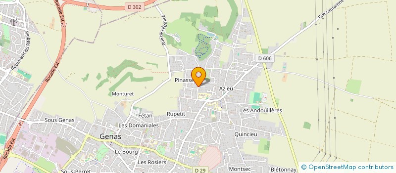 localisation de l'entreprise SCI SANPAT  GENAS