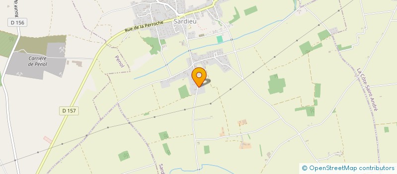 localisation de l'entreprise SCI SANPERI  SARDIEU