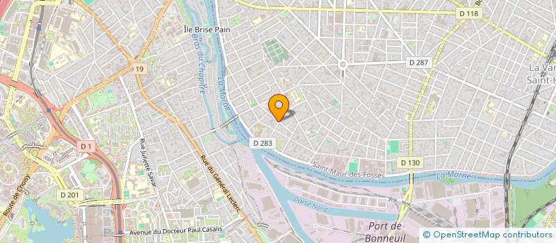 localisation de l'entreprise SCI SANPETRO à SAINT-MAUR-DES-FOSSES