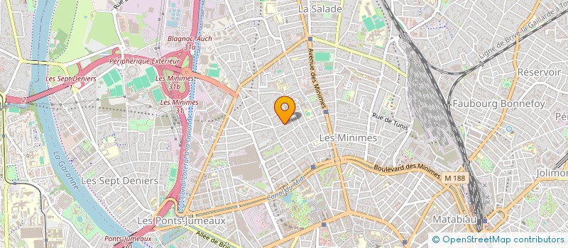 localisation de l'entreprise SCI SANPEUR à TOULOUSE
