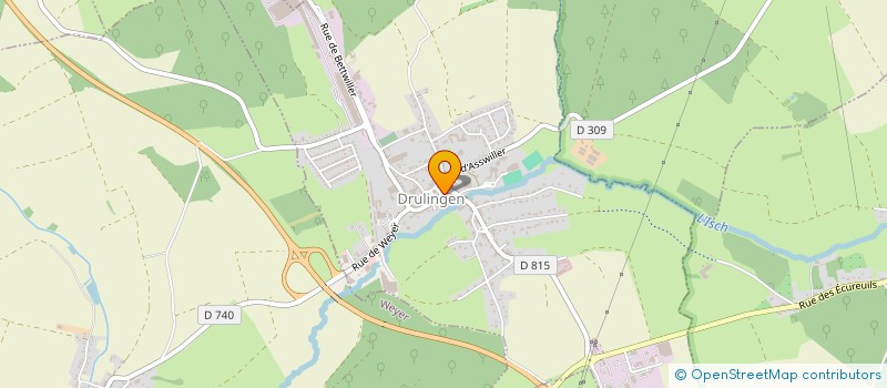 localisation de l'entreprise SCI SANPHIL  DRULINGEN