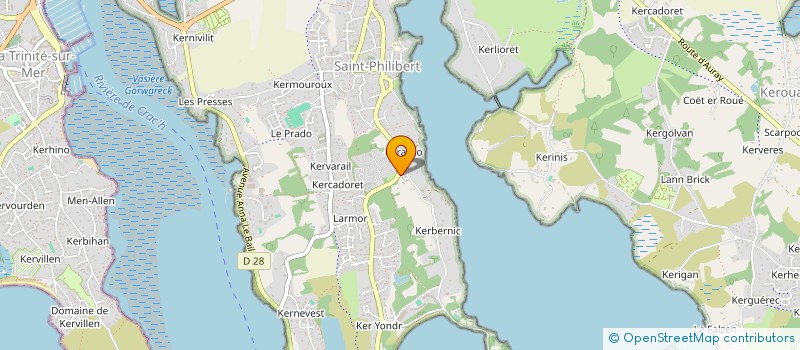 localisation de l'entreprise SCI SANPI  SAINT-PHILIBERT