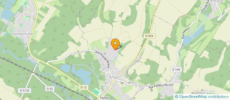 localisation de l'entreprise SCI SANPICARL  HONDAINVILLE