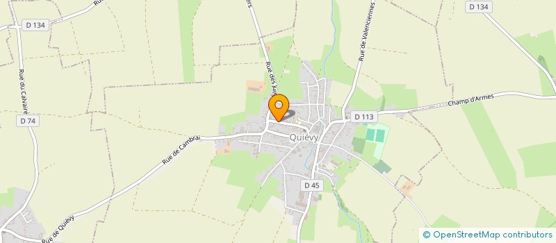 localisation de l'entreprise SCI SANPIER  QUIEVY