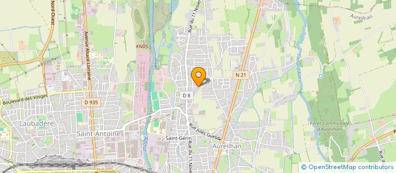 localisation de l'entreprise SCI SANROME  ORLEIX