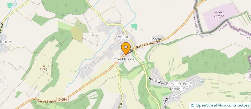 localisation de l'entreprise SCI SANS SOUCI  VILLING