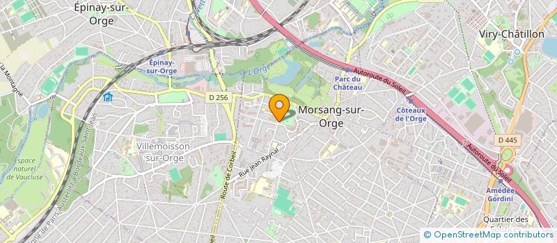 localisation de l'entreprise SCI SANS SOUCI à MORSANG-SUR-ORGE