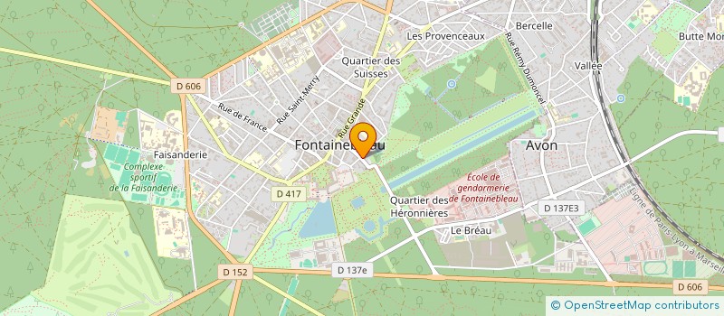 localisation de l'entreprise SCI SANS SUSHI  FONTAINEBLEAU