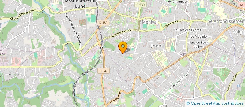 localisation de l'entreprise SCI SANSON  LYON