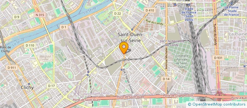 localisation de l'entreprise SCI SANSON DE ANGELIS - LES THERMES  SAINT-OUEN-SUR-SEINE