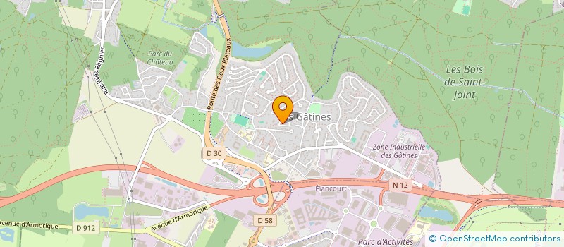 localisation de l'entreprise SCI SANSON-DRUAIS  PLAISIR