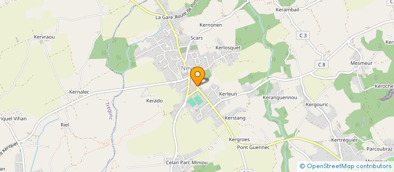 localisation de l'entreprise SCI SANSOUCY  NEVEZ