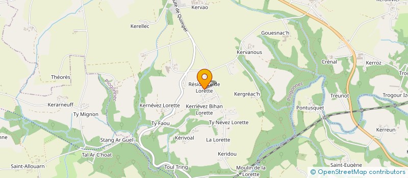 localisation de l'entreprise SCI SANSYL  PLOGONNEC