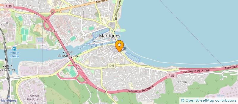 localisation de l'entreprise SCI SANT AMBROGGIO  MARTIGUES