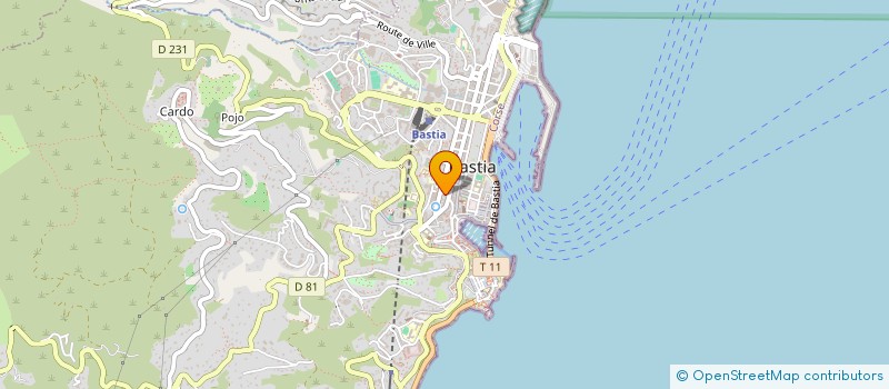 localisation de l'entreprise SCI SANT-COSTA à BASTIA