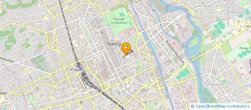 localisation de l'entreprise SCI SANT'EST  NANCY