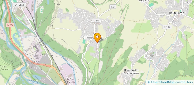 localisation de l'entreprise SCI SANT.IMMO  CHAMPAGNIER