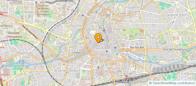 localisation de l'entreprise SCI SANT SALVER à RENNES