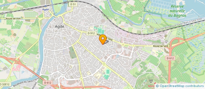 localisation de l'entreprise SCI SANTA  AGDE