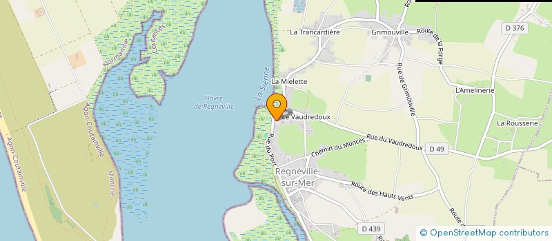 localisation de l'entreprise SCI SANTA  REGNEVILLE-SUR-MER