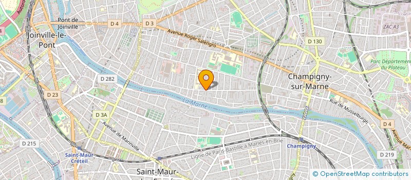 localisation de l'entreprise SCI SANTA BARBARA  CHAMPIGNY-SUR-MARNE