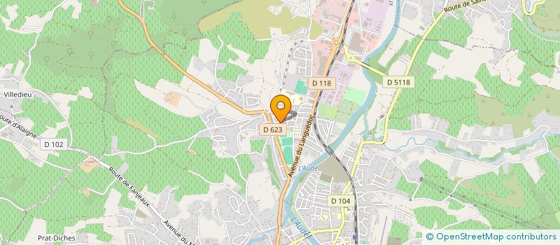 localisation de l'entreprise SCI SANTA BARBARA  LIMOUX