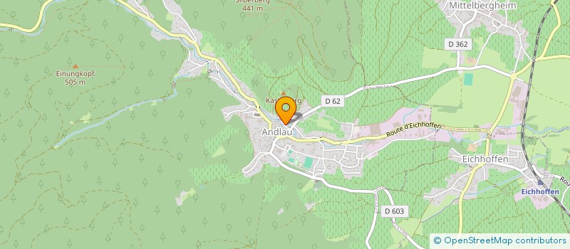 localisation de l'entreprise SCI SANTA CATARINA  ANDLAU