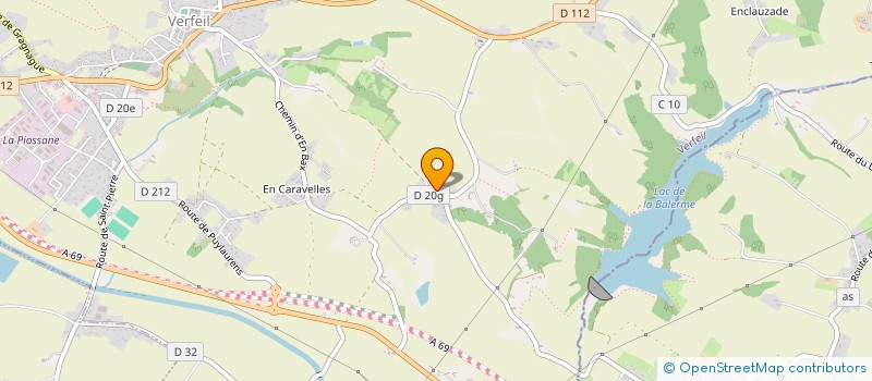 localisation de l'entreprise SCI SANTA COLOMA  VERFEIL