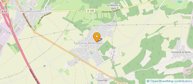 localisation de l'entreprise SCI SANTA MARIA  FONTAINE-BELLENGER