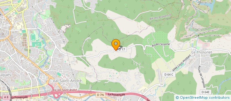 localisation de l'entreprise SCI SANTA MARIA LA PASCALE  LE THOLONET