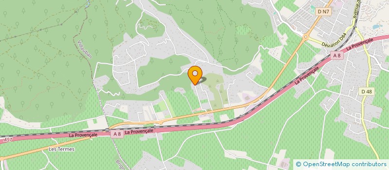 localisation de l'entreprise SCI SANTA MONICA  VIDAUBAN