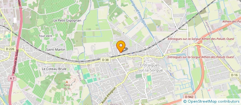 localisation de l'entreprise SCI SANTA MONICA  ENTRAIGUES-SUR-LA-SORGUE