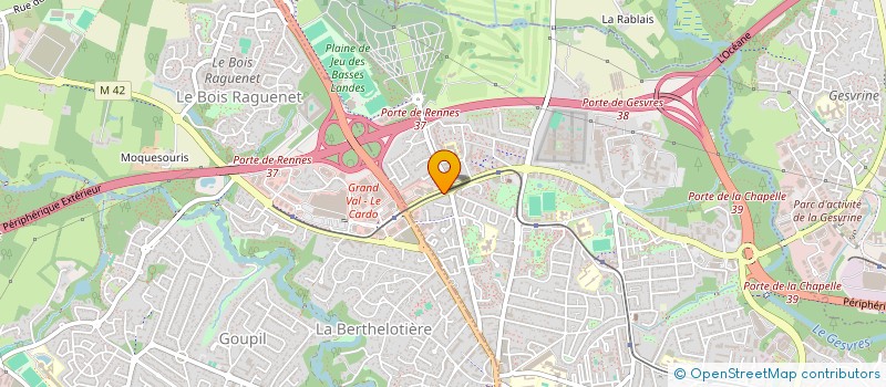 localisation de l'entreprise SCI SANTA ROSA  NANTES