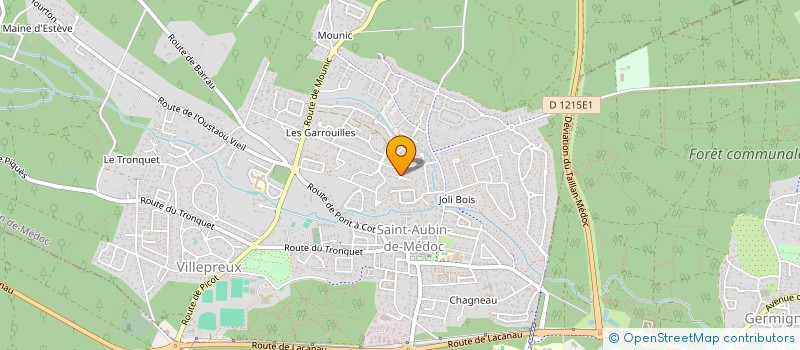 localisation de l'entreprise SCI SANTAMARIA  SAINT-AUBIN-DE-MEDOC