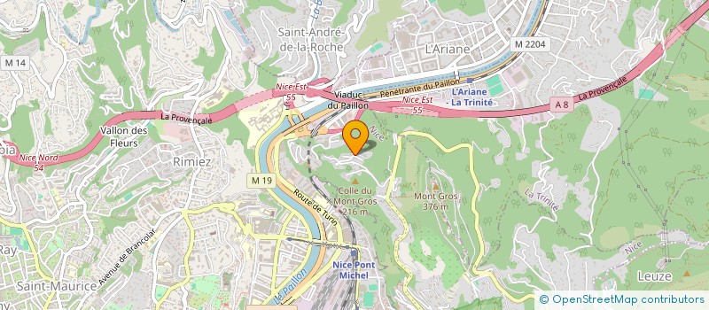 localisation de l'entreprise SCI SANTANA  NICE