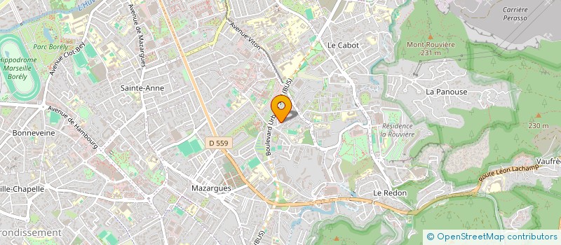 localisation de l'entreprise SCI SANTANA à MARSEILLE