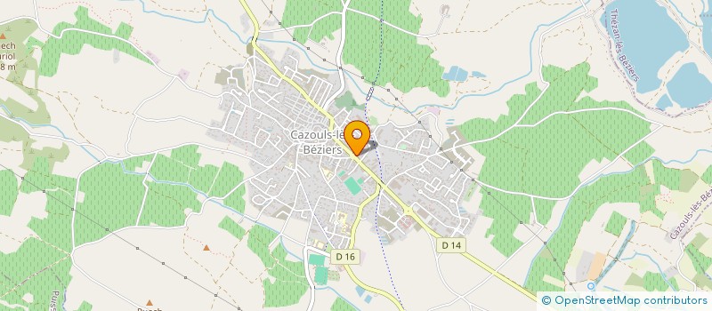 localisation de l'entreprise SCI SANTAURGEIS  CAZOULS-LES-BEZIERS