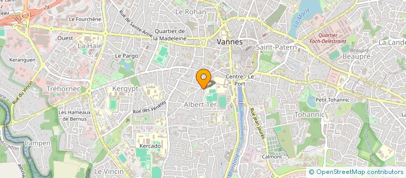 localisation de l'entreprise SCI SANTAVE à VANNES