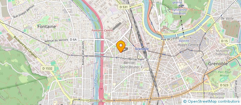 localisation de l'entreprise SCI SANTCHA  GRENOBLE