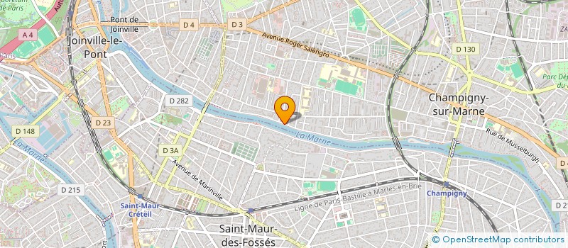 localisation de l'entreprise SCI SANTE à CHAMPIGNY-SUR-MARNE