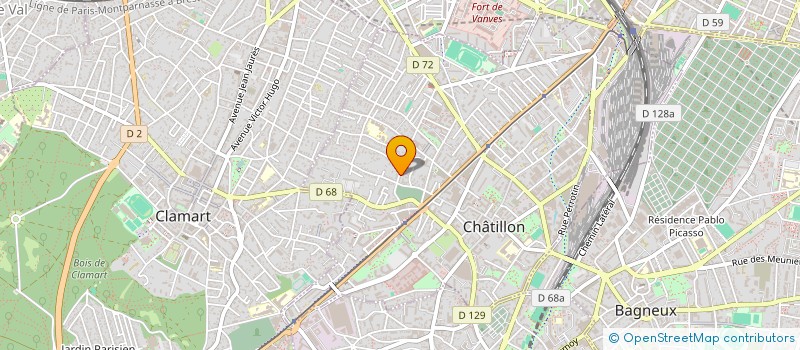 localisation de l'entreprise SCI SANTE 7  CLAMART