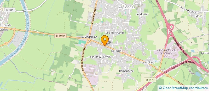 localisation de l'entreprise SCI SANTE AVENIR à REPLONGES