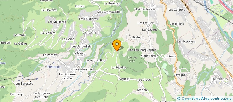 localisation de l'entreprise SCI SANTE BONHEUR à SALLANCHES