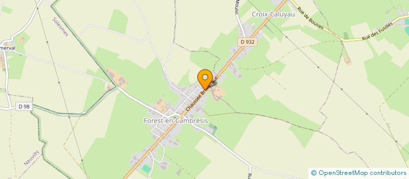 localisation de l'entreprise SCI SANTE BRUNEHAUT  FOREST-EN-CAMBRESIS