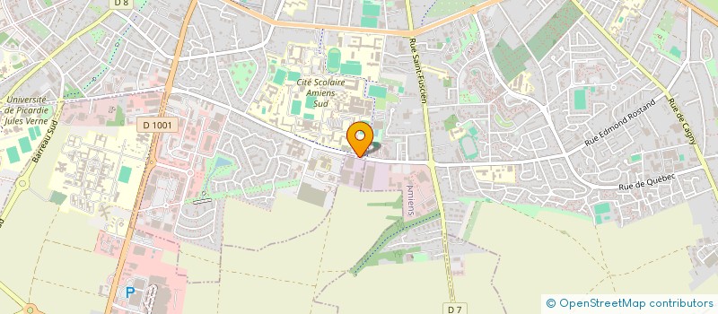 localisation de l'entreprise SCI SANTE DES 7 VALLEES HESDIN à AMIENS